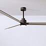 1_72" Alessandra Textured Bronze and Gray Ash LED Ceiling Fan