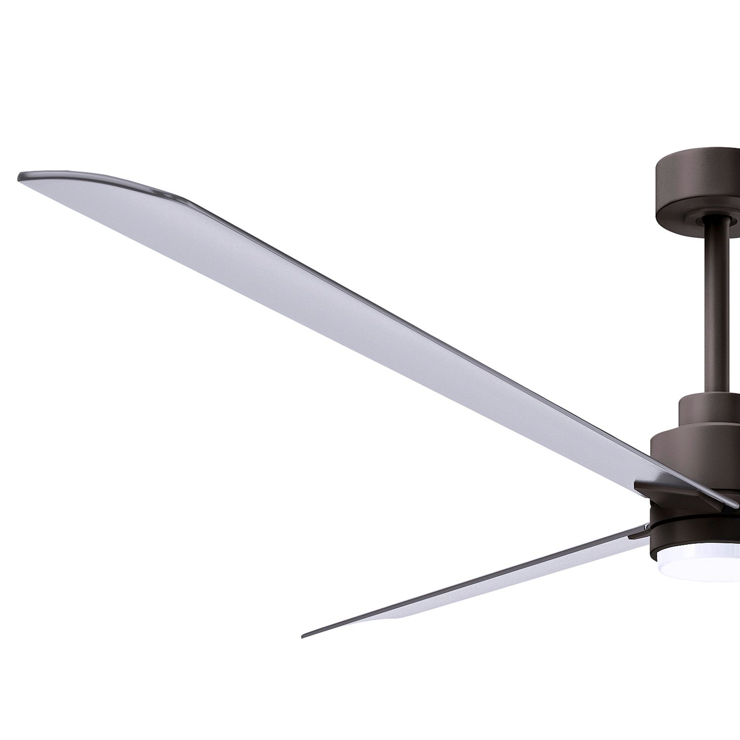 Image 4 72" Alessandra Textured Bronze and Nickel LED Ceiling Fan more views