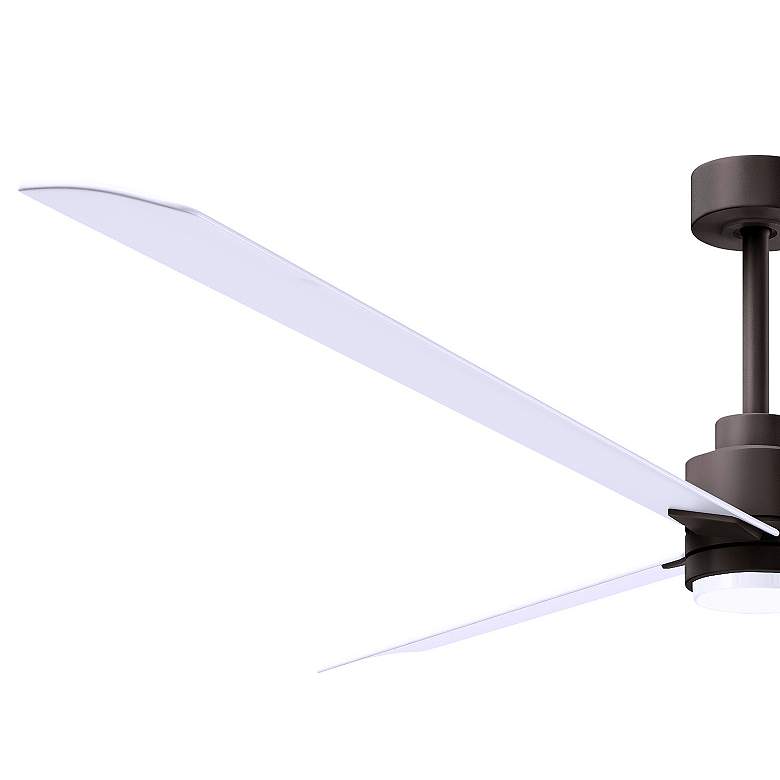 Image 5 72" Alessandra Textured Bronze and White LED Ceiling Fan more views