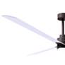 5_72" Alessandra Textured Bronze and White LED Ceiling Fan more views