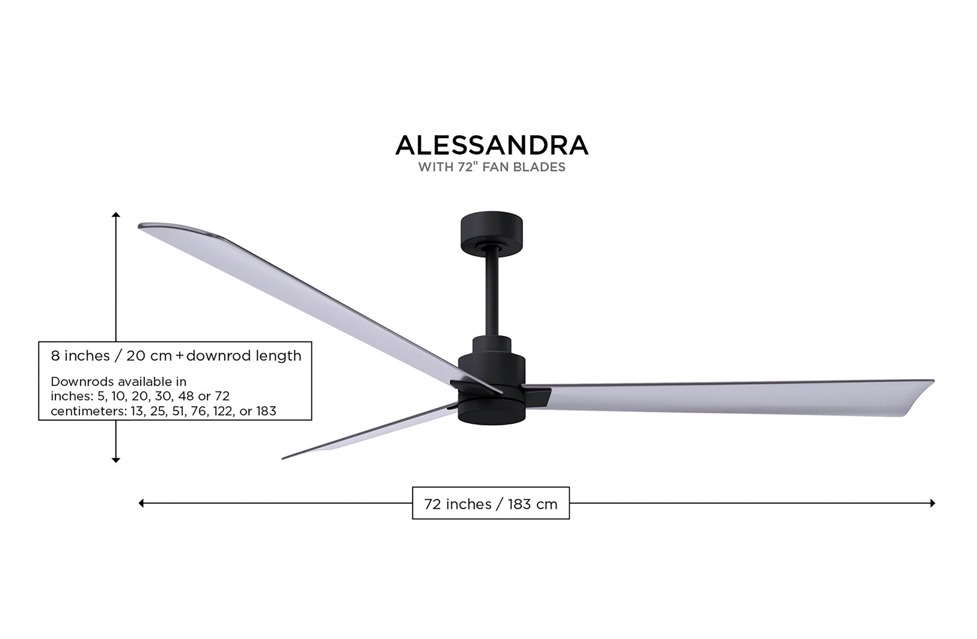 72" Alessandra Textured Bronze and White LED Ceiling Fan