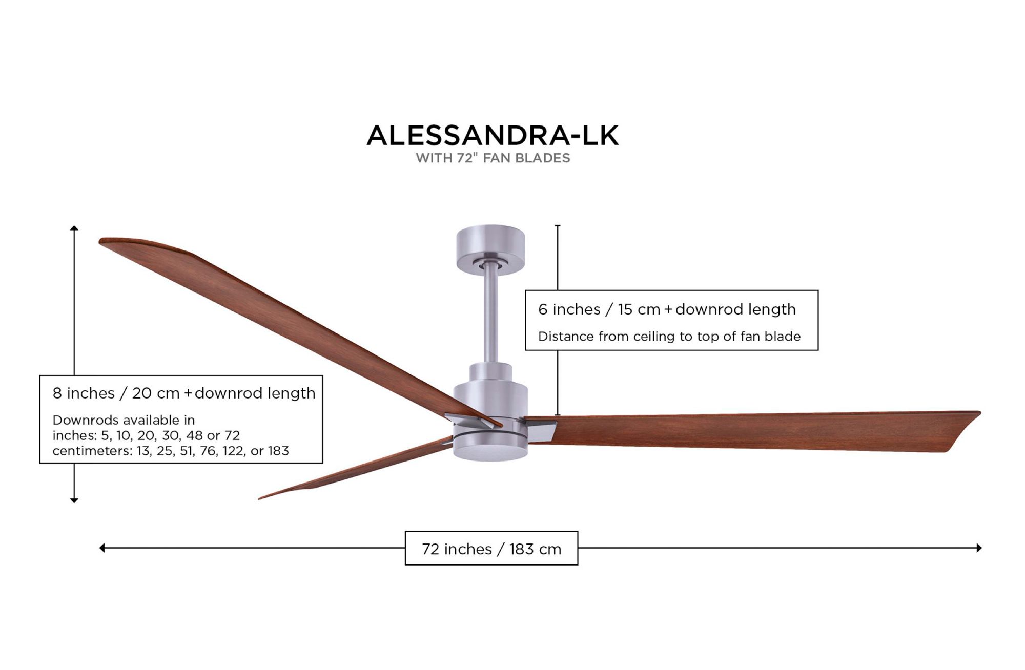 72" Alessandra Textured Bronze and White LED Ceiling Fan