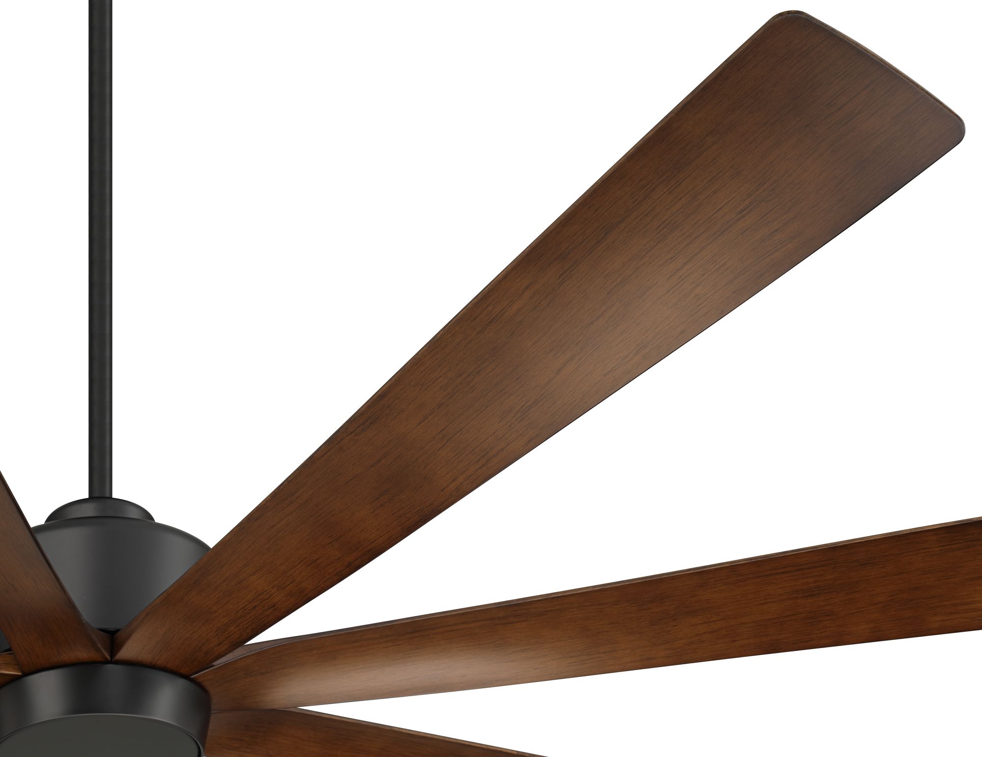 Image 6 72" Casa Grande Matte Black and Dark Walnut LED Large Ceiling Fan more views