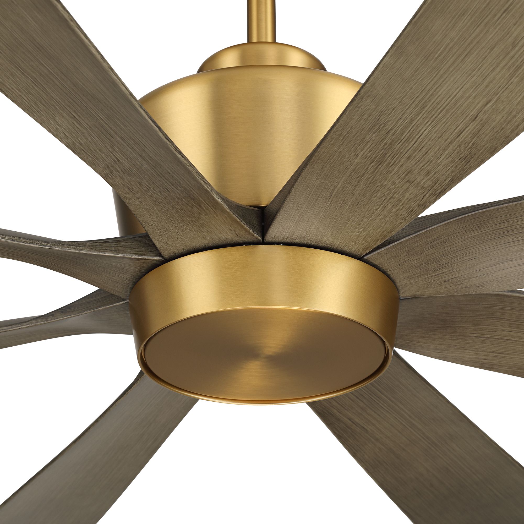 Image 3 72" Casa Grande Soft Brass and Lightwood LED Large Ceiling Fan more views
