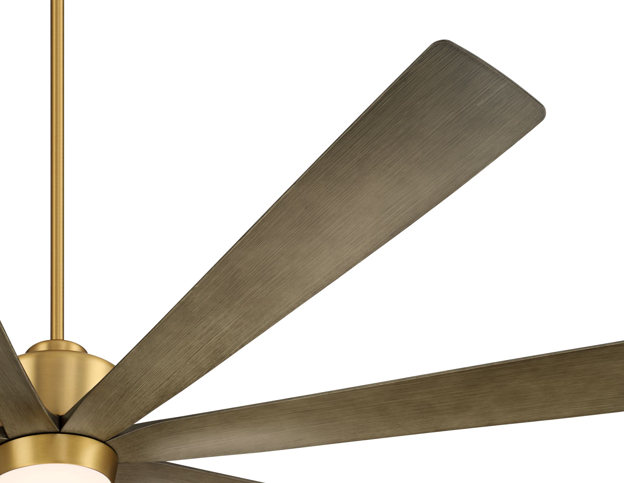 Image 4 72" Casa Grande Soft Brass and Lightwood LED Large Ceiling Fan more views