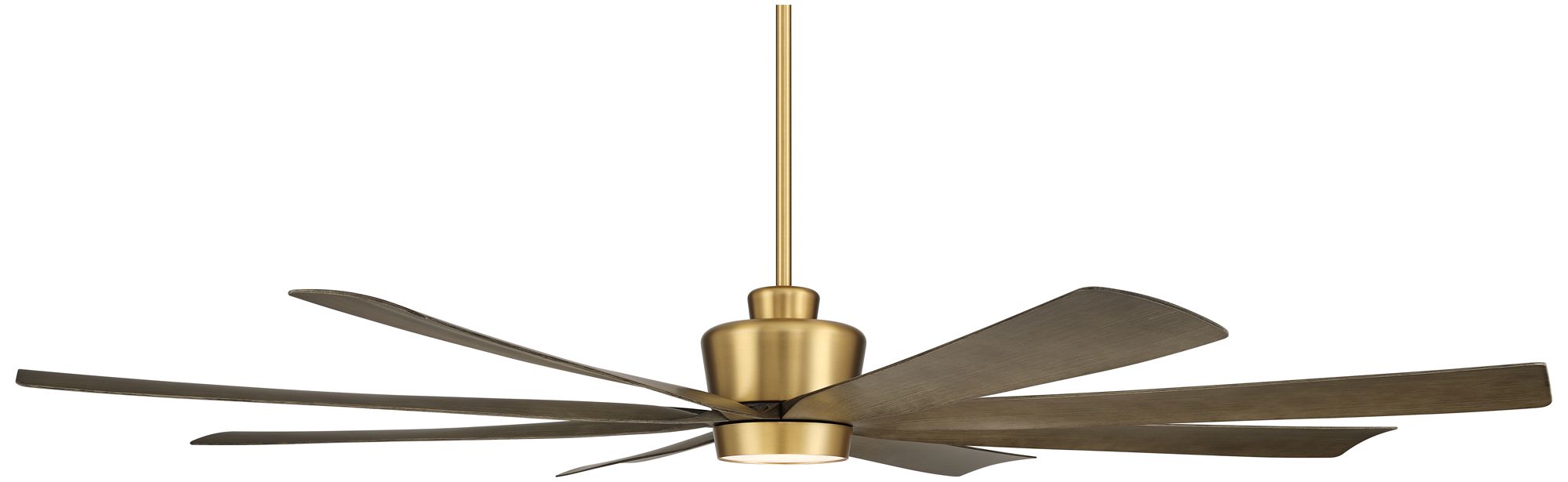 Image 7 72" Casa Grande Soft Brass and Lightwood LED Large Ceiling Fan more views