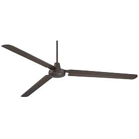 Image2 of 72" Casa Velocity Bronze Damp Large Modern Fan with Wall Control