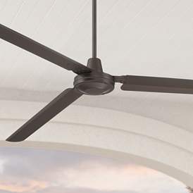 Image1 of 72" Casa Velocity Bronze Damp Large Modern Fan with Wall Control