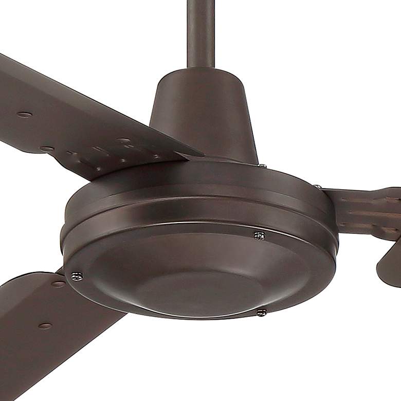 Image 3 72" Casa Velocity Bronze Damp Large Modern Fan with Wall Control more views