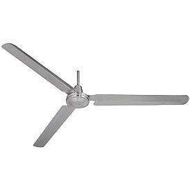 Image2 of 72" Casa Velocity Nickel Damp Large Modern Fan with Wall Control
