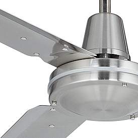 Image3 of 72" Casa Velocity Nickel Damp Large Modern Fan with Wall Control more views