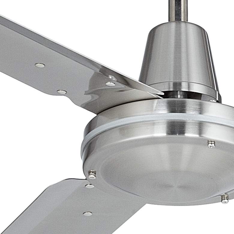 Image 3 72" Casa Velocity Nickel Damp Large Modern Fan with Wall Control more views