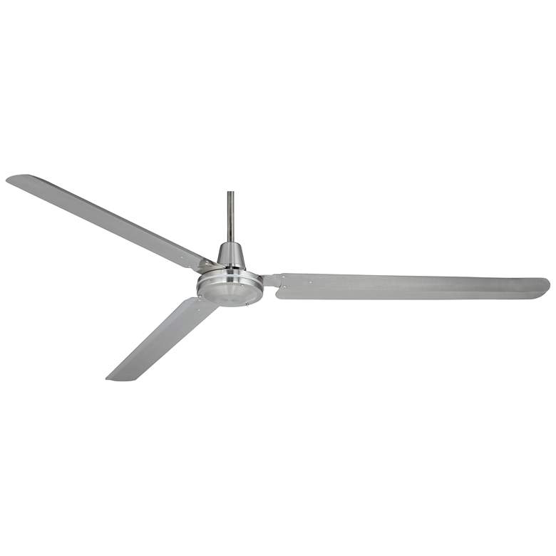 Image 5 72" Casa Velocity Nickel Damp Large Modern Fan with Wall Control more views