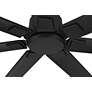 5_72" Casa Vieja Airbender Matte Black LED Ceiling Fan with Remote more views