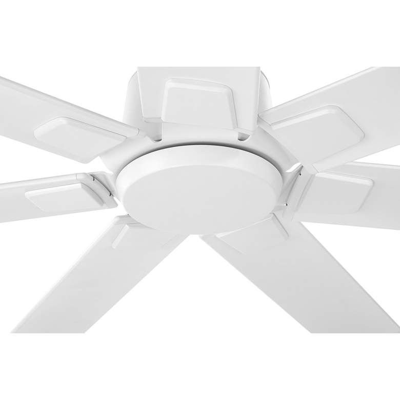 Image 4 72" Casa Vieja Airbender Matte White LED Ceiling Fan with Remote more views