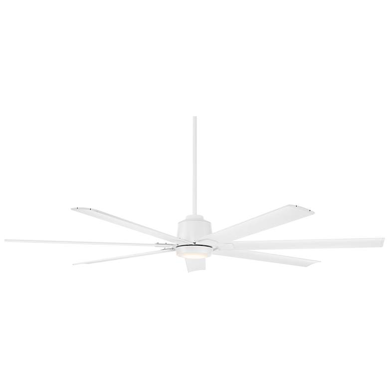 Image 7 72" Casa Vieja Airbender Matte White LED Ceiling Fan with Remote more views