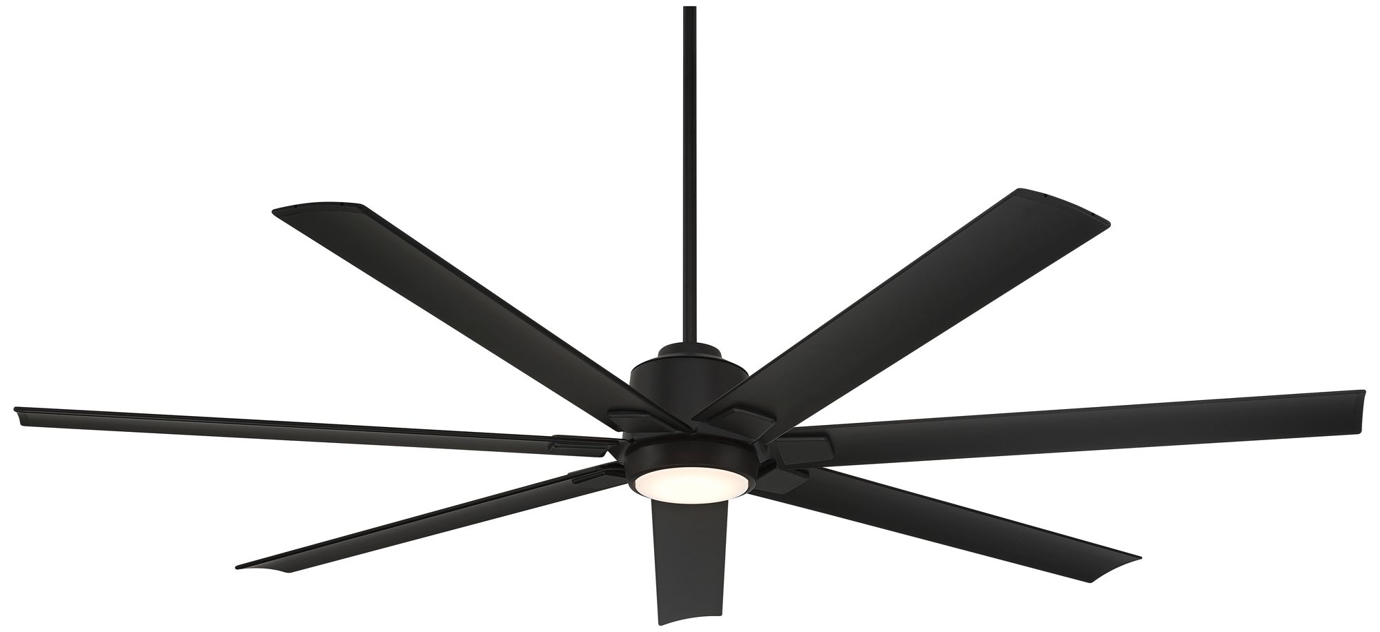 Image 2 72" Casa Vieja Airbender Ultra Airflow Matte Black LED Ceiling Fan