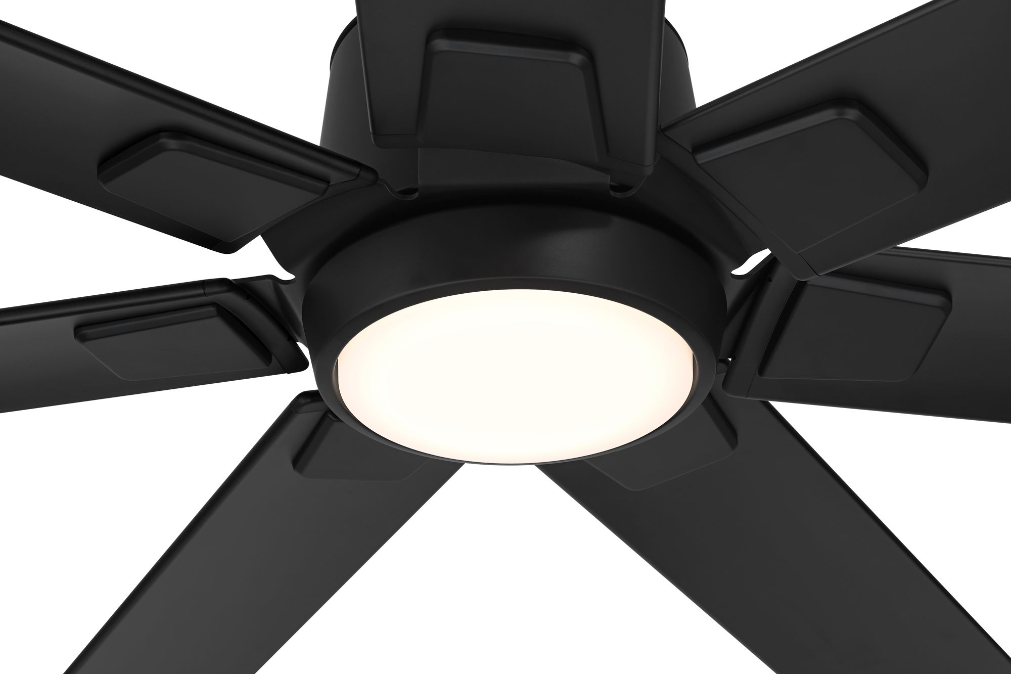 Image 3 72" Casa Vieja Airbender Ultra Airflow Matte Black LED Ceiling Fan more views