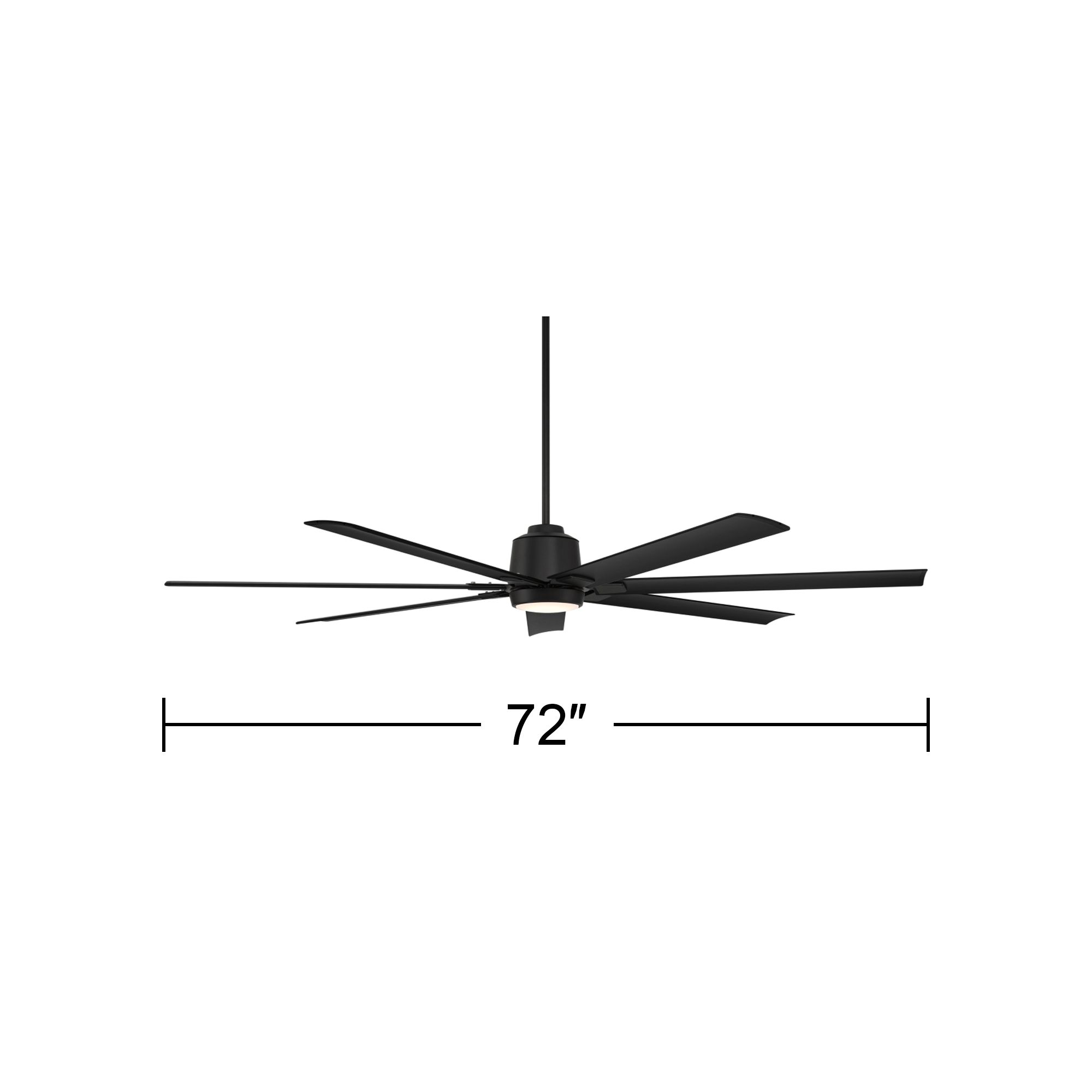 Watch A Video About the Casa Vieja Airbender Matte Black LED Ceiling Fan with Remote