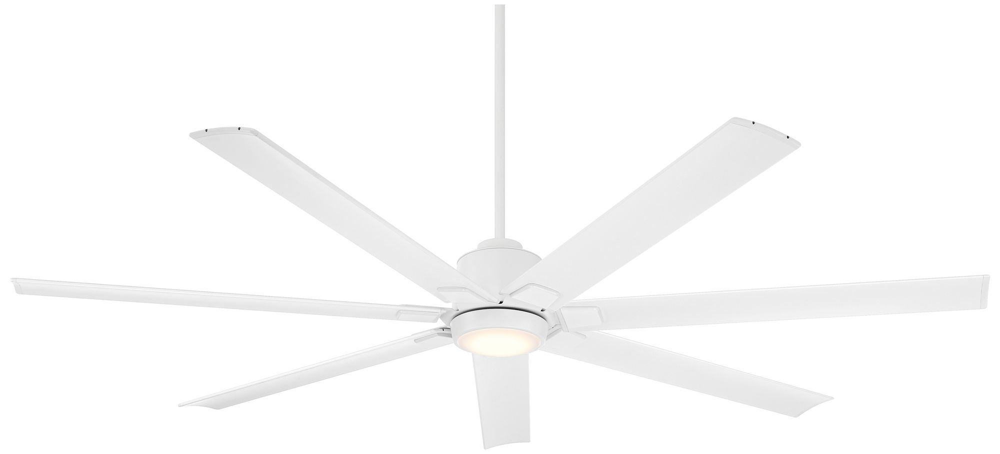 Image 2 72" Casa Vieja Airbender Ultra Airflow Matte White LED Ceiling Fan