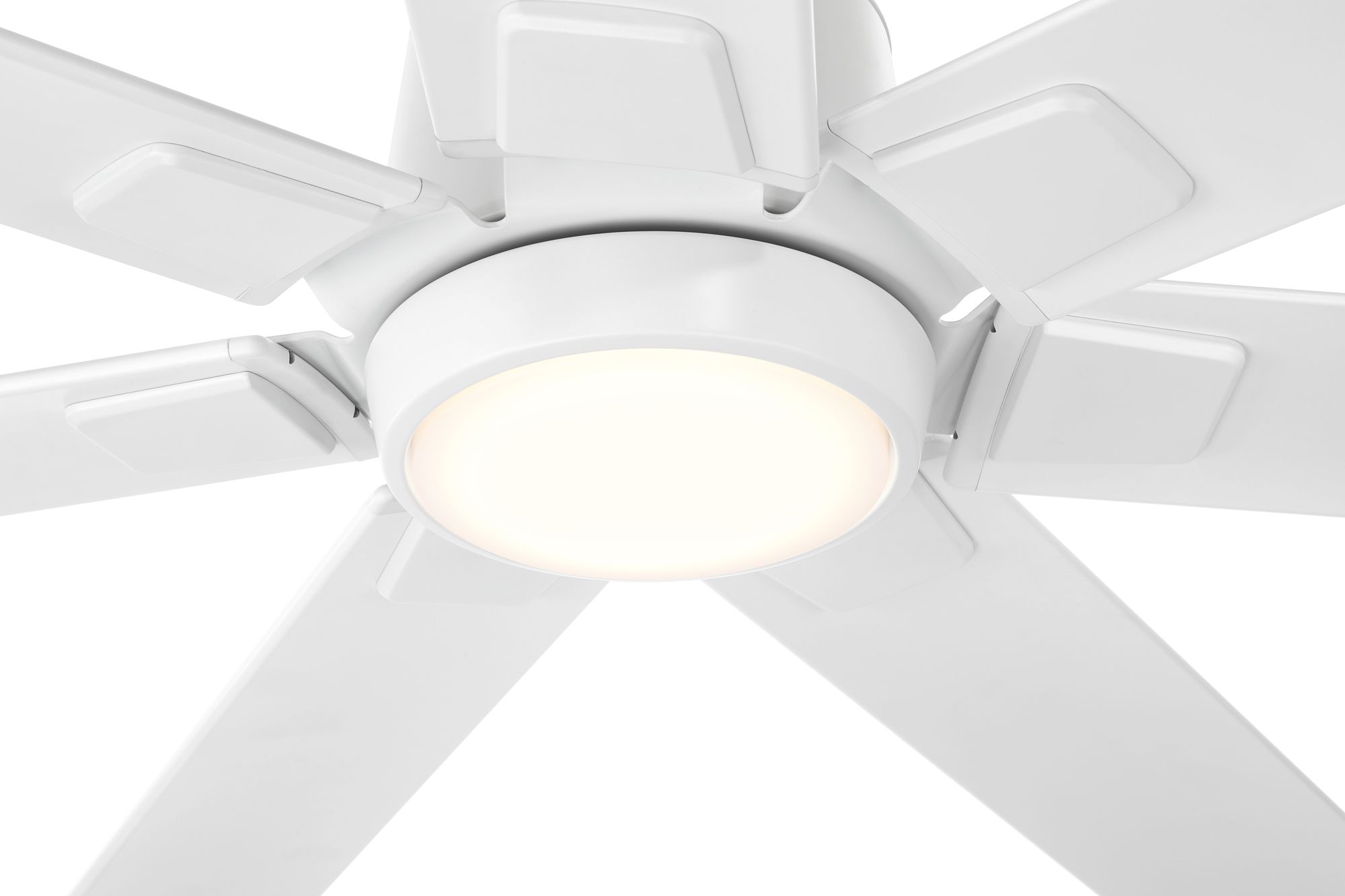 Image 3 72" Casa Vieja Airbender Ultra Airflow Matte White LED Ceiling Fan more views