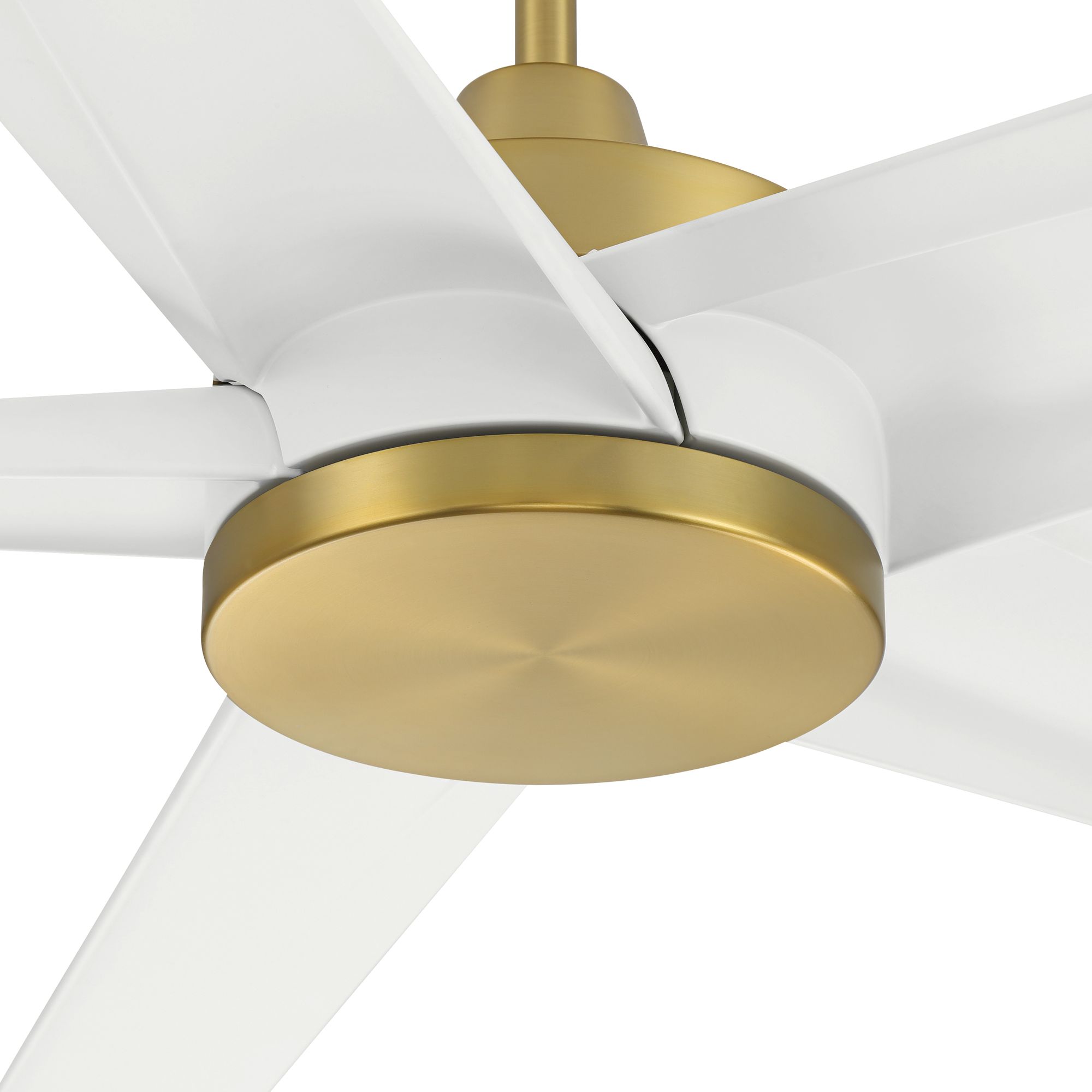 Image 5 72" Casa Vieja Forma Brass and White LED Indoor/Outdoor Ceiling Fan more views