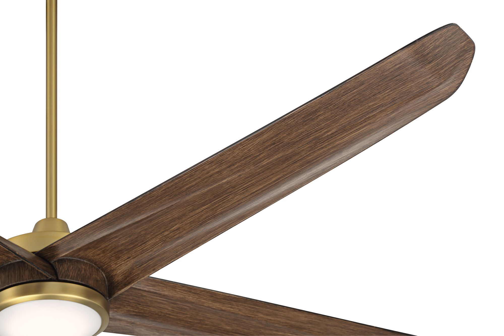 Image 6 72" Casa Vieja Forma Brass Dark Wood LED Indoor/Outdoor Ceiling Fan more views