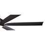 3_72" Casa Vieja Lomar Matte Black Damp LED Ceiling Fan with Remote more views