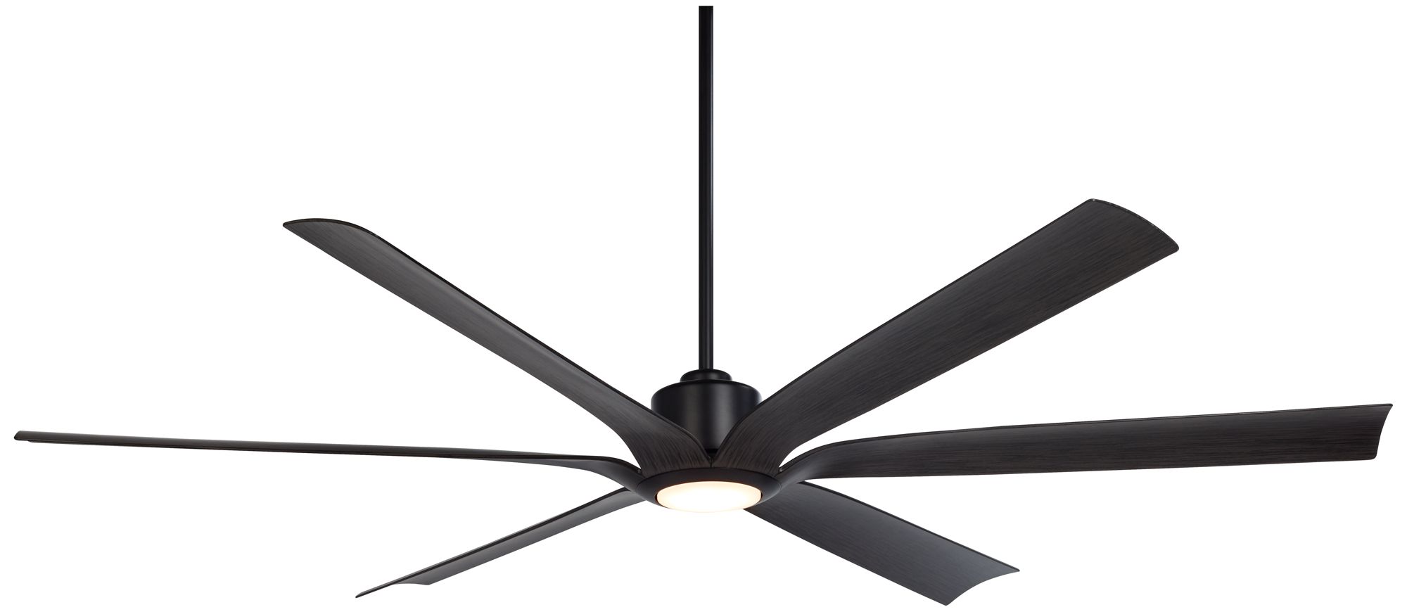 Watch A Video About the Casa Vieja Lomar Matte Black Damp LED Ceiling Fan with Remote