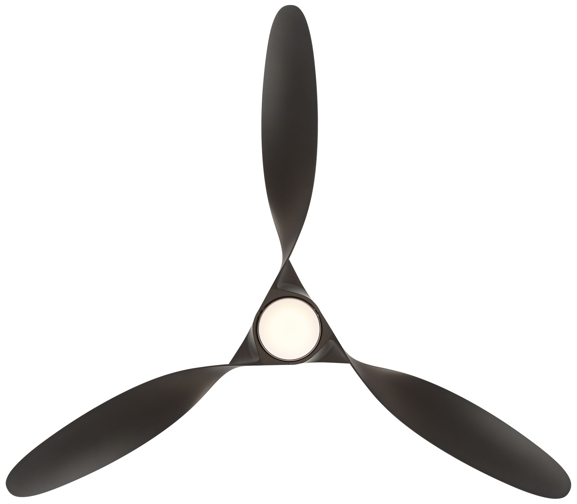 72" Casa Vieja Mako Brass and Bronze Indoor/Outdoor LED Ceiling Fan in scene