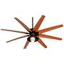 5_72" Casa Vieja Predator Bronze Rustic LED Damp Ceiling Fan with Remote more views
