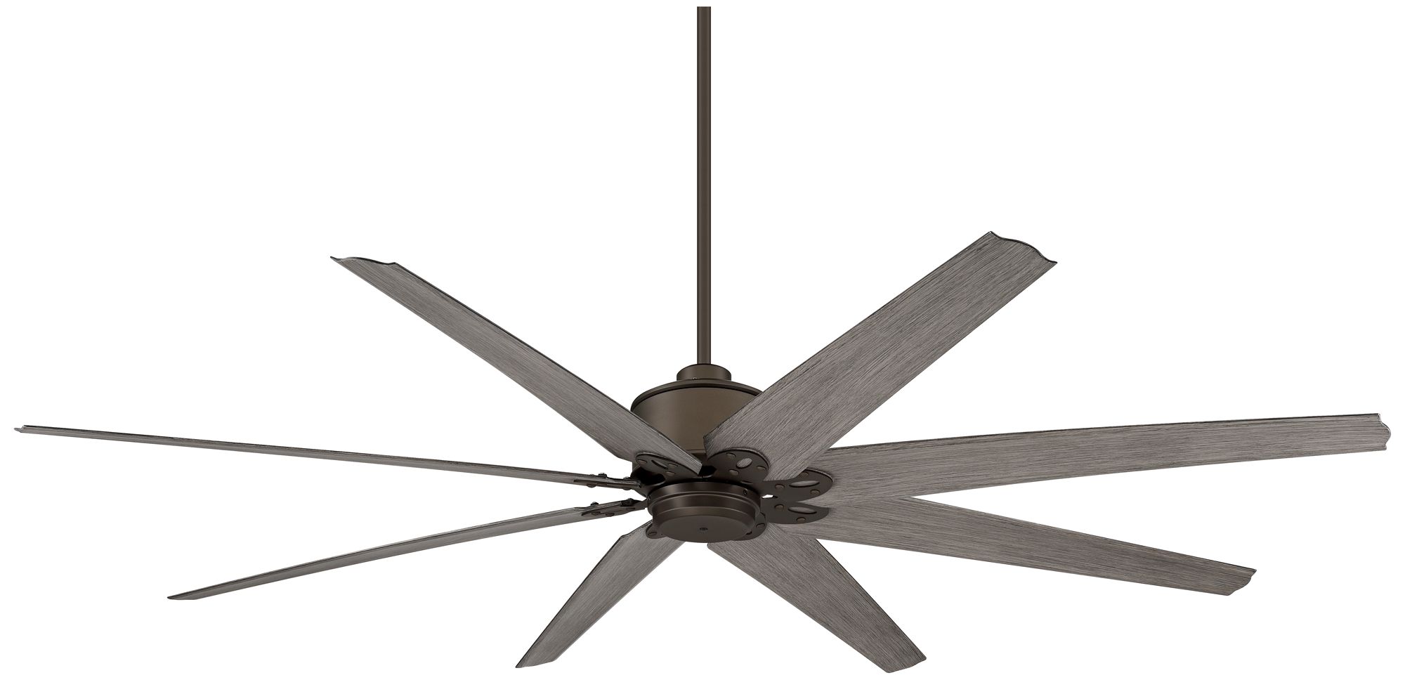 72" Casa Vieja Predator Emperial Bronze Outdoor Ceiling Fan w/Remote