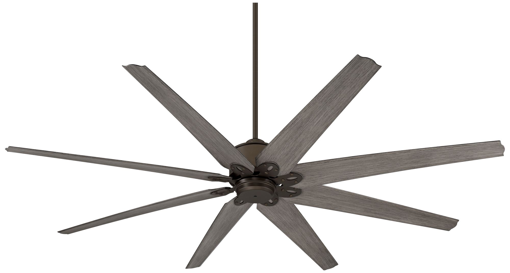 72" Casa Vieja Predator Emperial Bronze Outdoor Ceiling Fan w/Remote