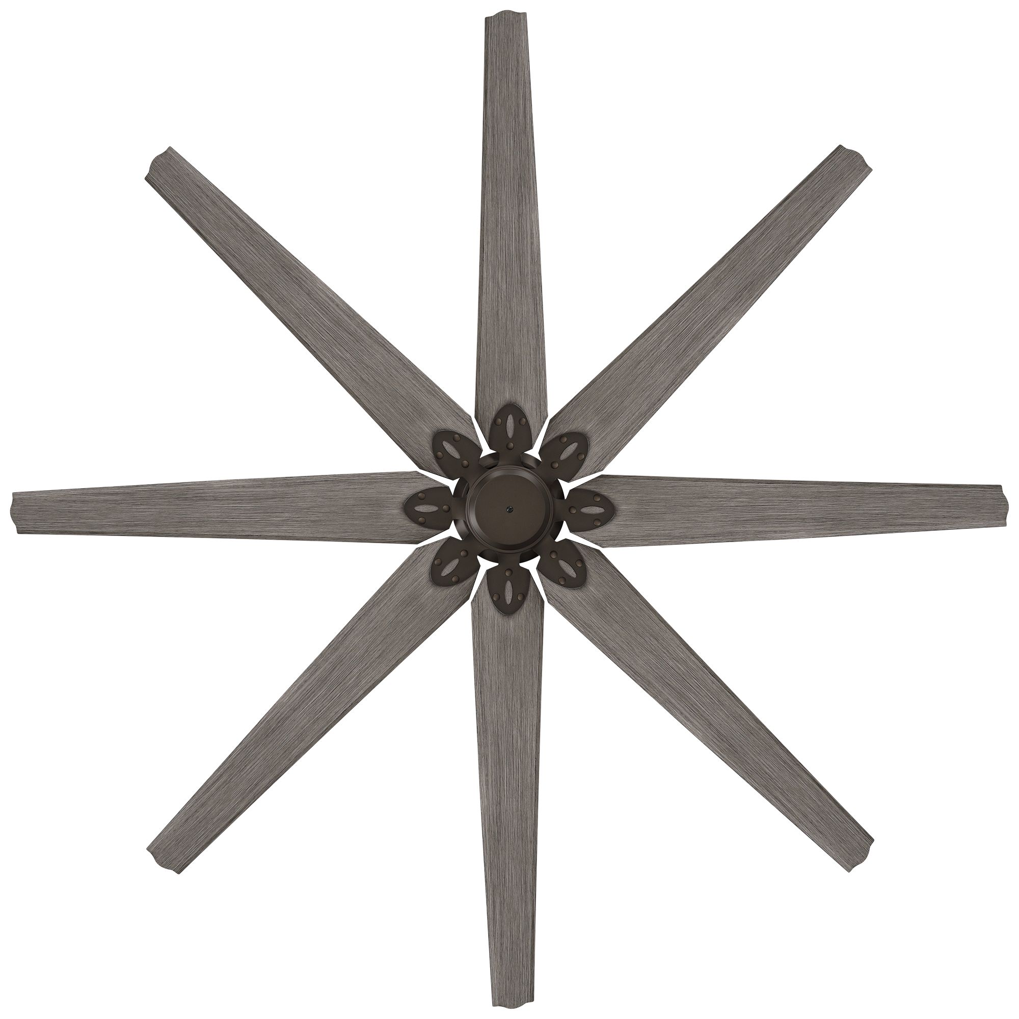 72" Casa Vieja Predator Emperial Bronze Outdoor Ceiling Fan w/Remote