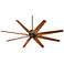 72" Casa Vieja Predator English Bronze Outdoor Ceiling Fan with Remote
