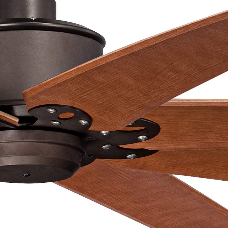 Image 4 72" Casa Vieja Predator English Bronze Outdoor Ceiling Fan with Remote more views