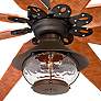 3_72" Casa Vieja Predator Rustic Lantern Damp Ceiling Fan with Remote more views