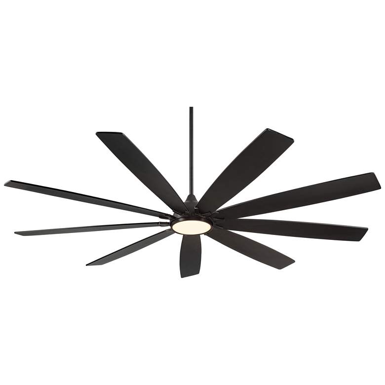 Image 7 72" Casa Vieja Tahoe Breeze Black LED Outdoor Ceiling Fan with Remote more views
