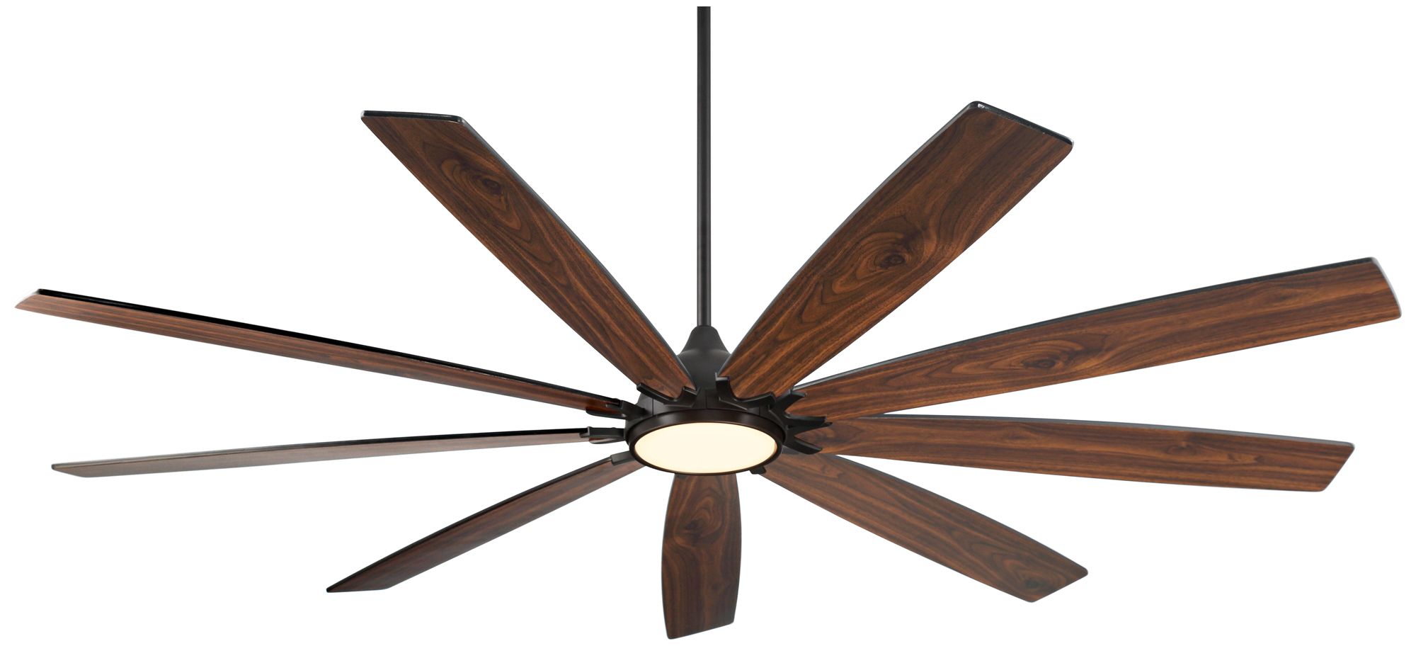 72" Casa Vieja Tahoe Breeze Black LED Outdoor Ceiling Fan with Remote