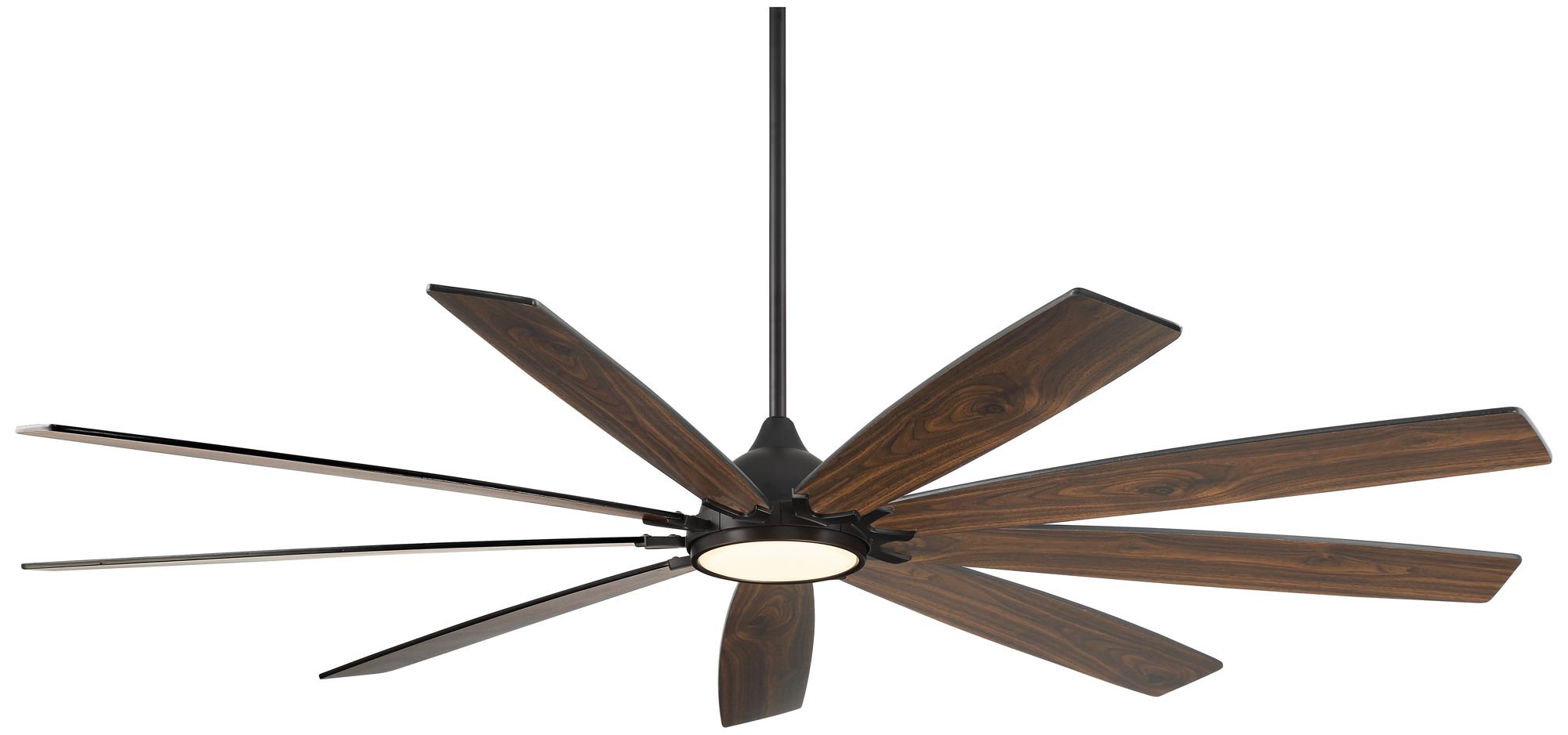 Image 2 72" Casa Vieja Tahoe Breeze Black LED Reversible Blade Damp Fan