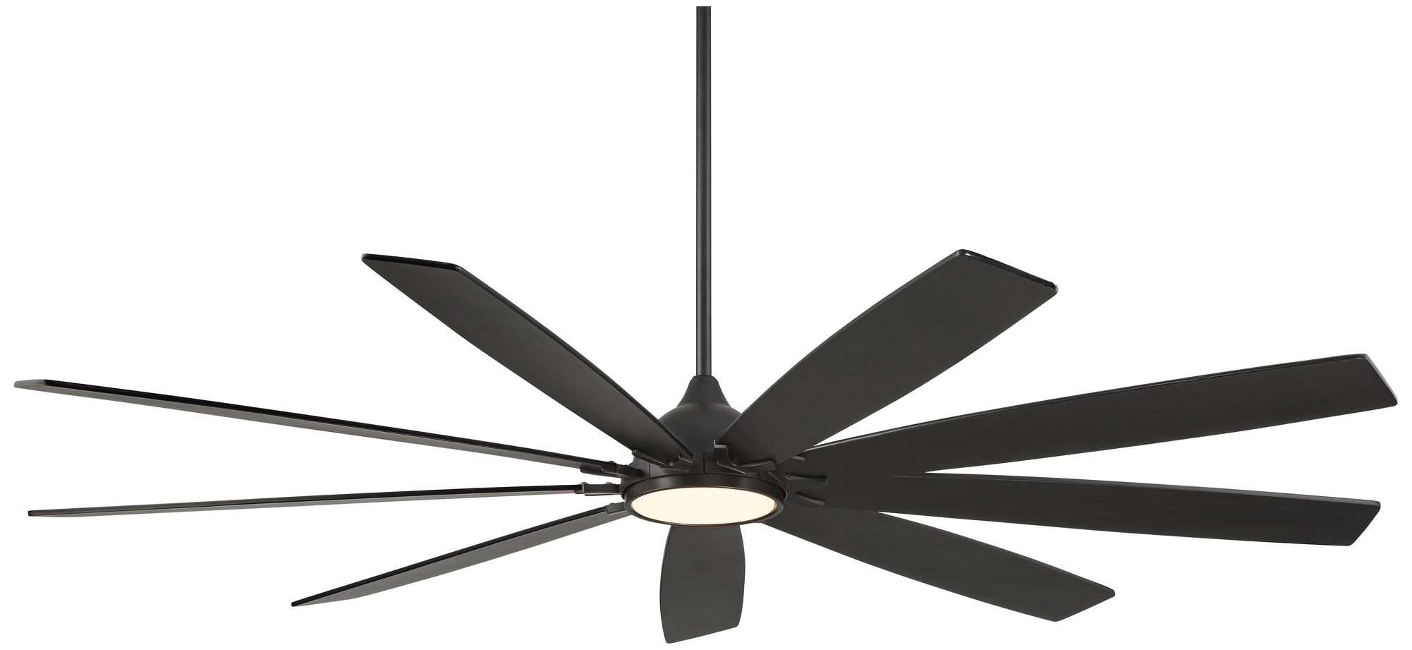 Image 6 72" Casa Vieja Tahoe Breeze Black LED Reversible Blade Damp Fan more views
