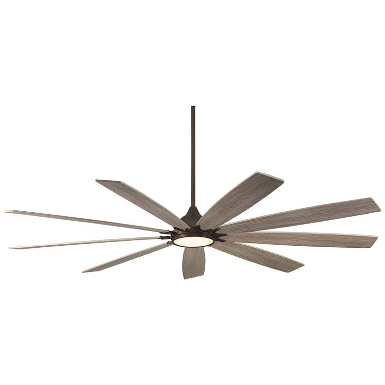 Image 2 72 inch Casa Vieja Tahoe Breeze Bronze LED Outdoor Ceiling Fan with Remote