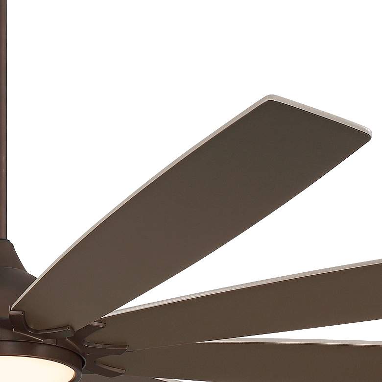 Image 5 72 inch Casa Vieja Tahoe Breeze Bronze LED Outdoor Ceiling Fan with Remote more views