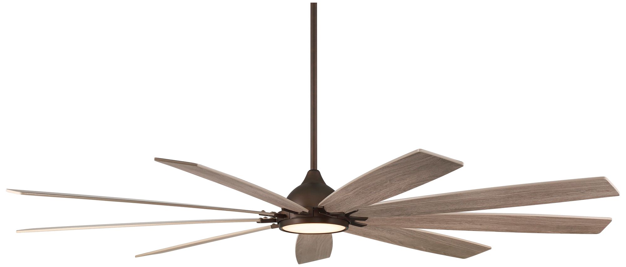 72" Casa Vieja Tahoe Breeze Bronze LED Outdoor Ceiling Fan with Remote