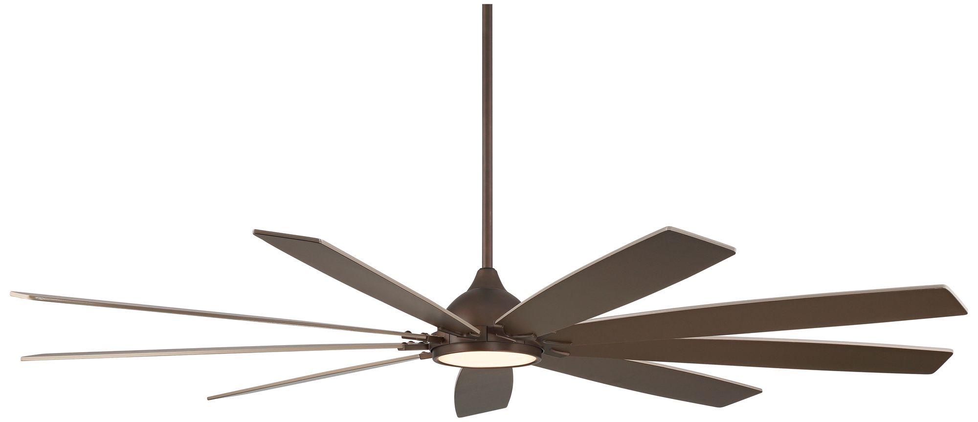 72" Casa Vieja Tahoe Breeze Bronze LED Outdoor Ceiling Fan with Remote