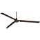 72" Casa Vieja Velocity Bronze Damp Large Modern Fan with Wall Control