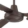 3_72" Casa Vieja Velocity Bronze Damp Large Modern Fan with Wall Control more views