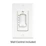 5_72" Casa Vieja Velocity Bronze Damp Large Modern Fan with Wall Control more views