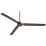 6_72" Casa Vieja Velocity Bronze Damp Large Modern Fan with Wall Control more views