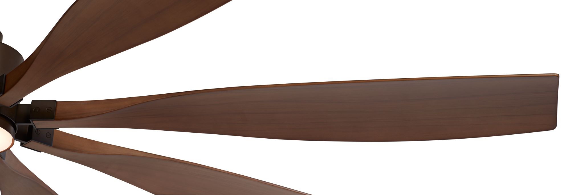 Image 4 72" Casa Vieja Vortex Bronze and Barnwood LED Ceiling Fan with Remote more views